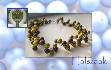 k 244 - € 10,00 - Lengte ± 50 cm - gehaakt, dus enigszins elastisch